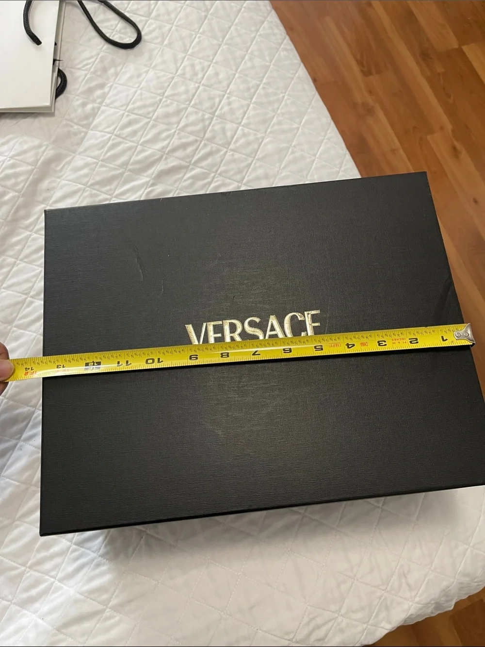 Versace Black Box with Gold Logo
